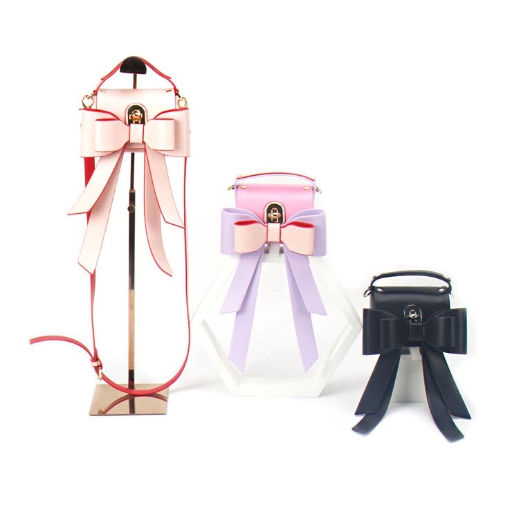 Black Bow-Knot Kawaii Box Mini Bag
