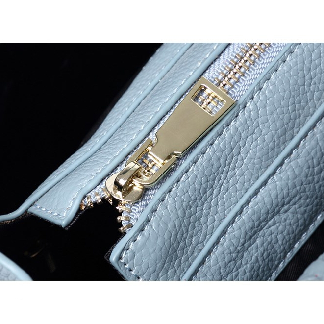 Grey Genuine Leather Handbags Croc Printed Shoulder Bags