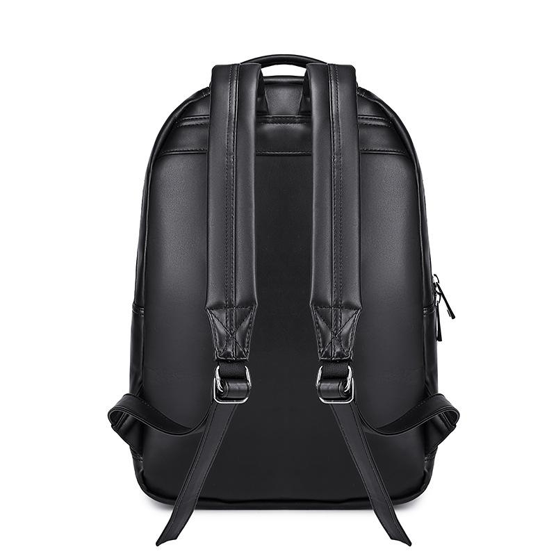 Black Skull Skeleton Embossed Waterproof Studded Laptop Backpack