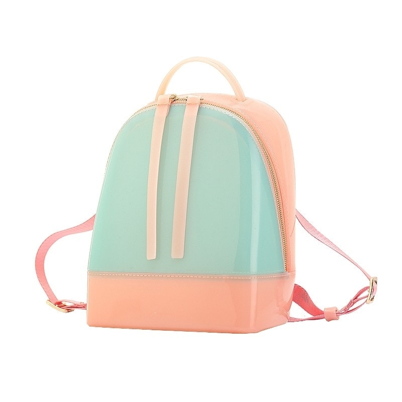 Navy Backpack Cute Clear Jelly Bags