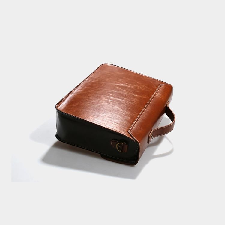 Khaki Retro Message Bags Pocket Convertible Backpack 