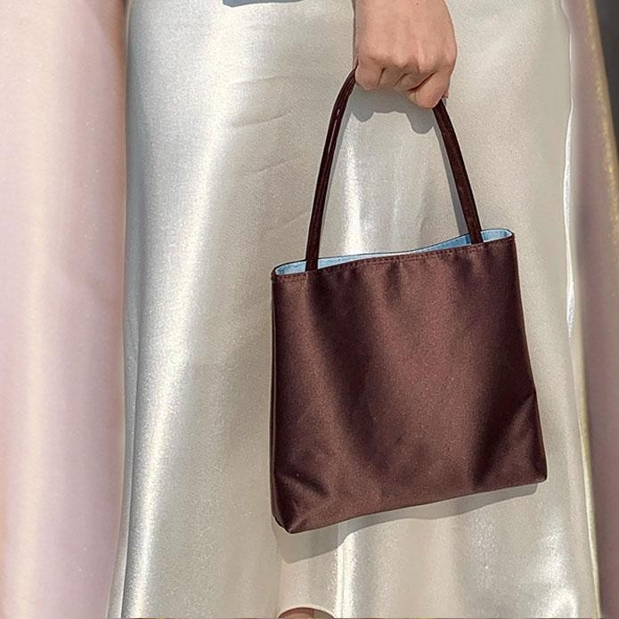 Purple Polyester Shopper Bag Fashion Handbag Ladies Purse