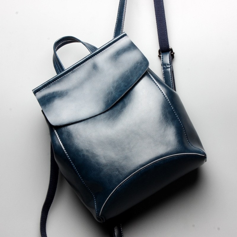 Steelblue Genuine Leather Fashion Backpack