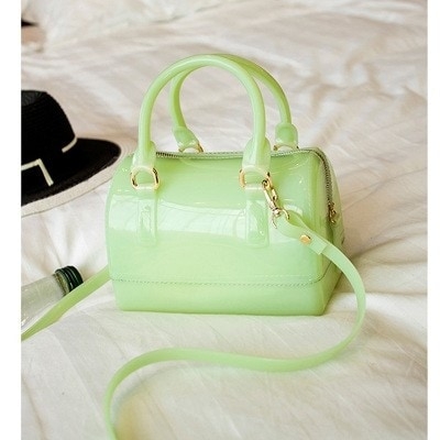 Light Green Jelly Purse Cute Cross-body Bags