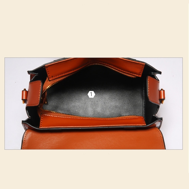 Red Vintage Leather Handbags Crossbody Mini Boston Handbags