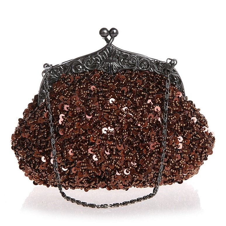 Red Fashion Bead Sequin Clutch Bags Evening Bags