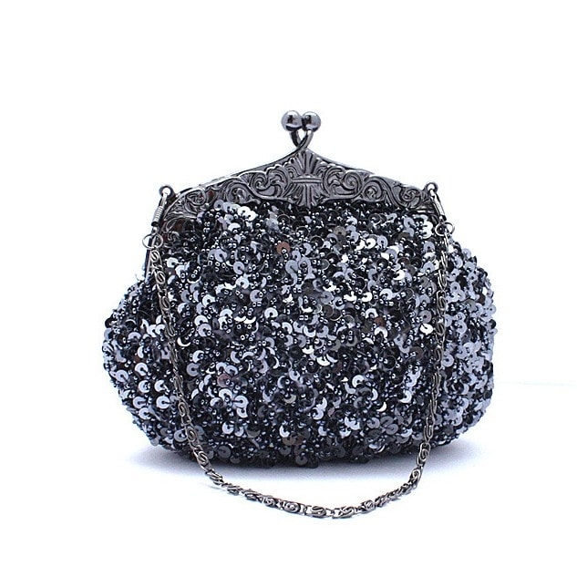 Red Fashion Bead Sequin Clutch Bags Evening Bags