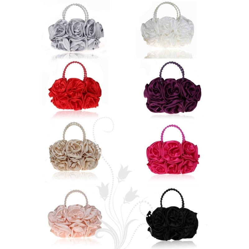 Red Flower Evening Bags