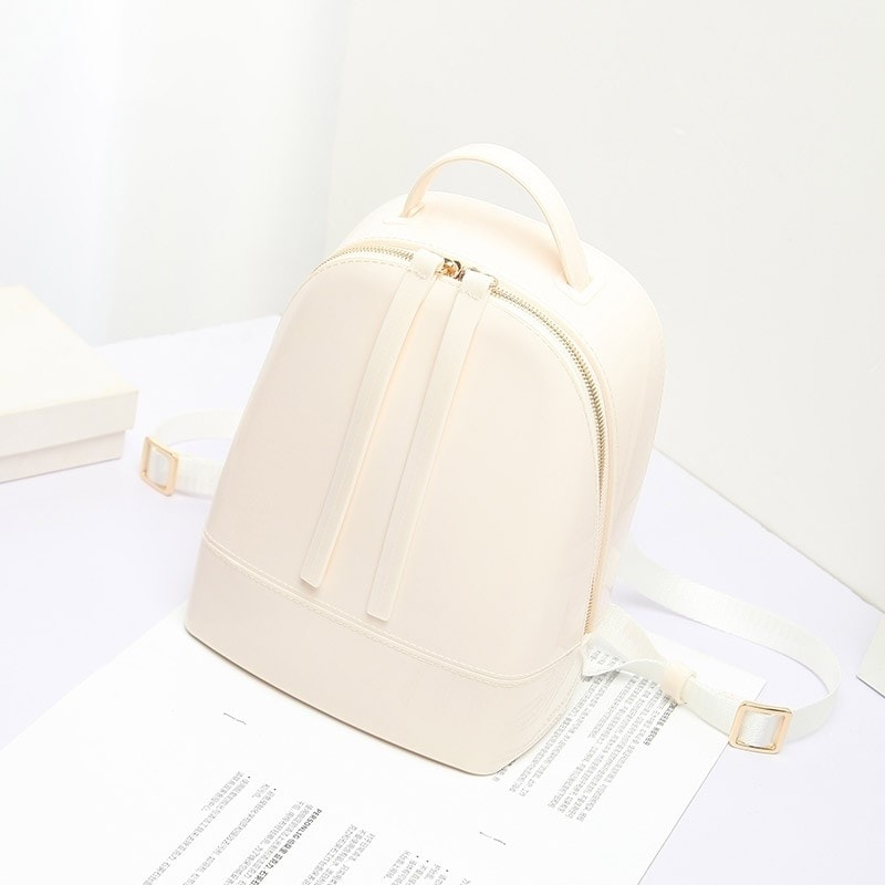 White Backpack Cute Clear Jelly Bags