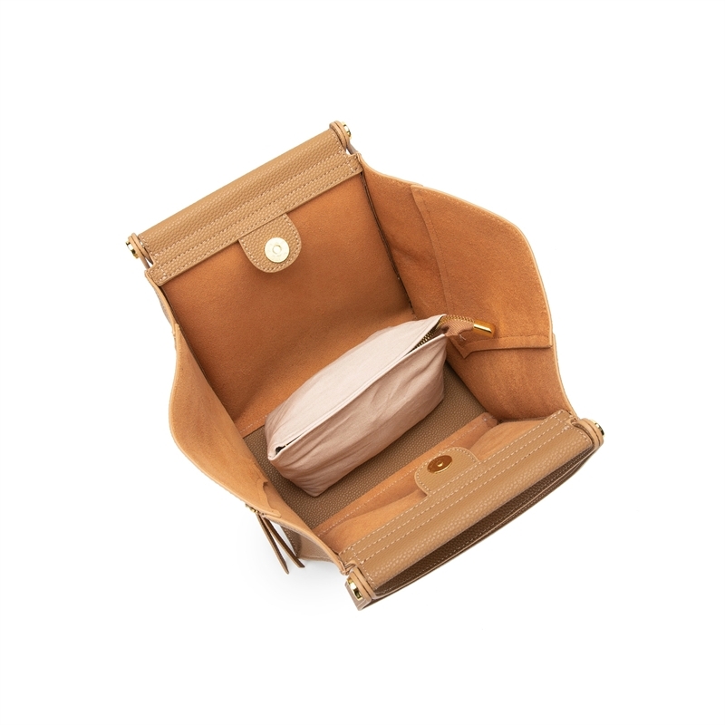 Women's Coffee Brown Soft Leather Big Tote Bags Shoulder Handbag