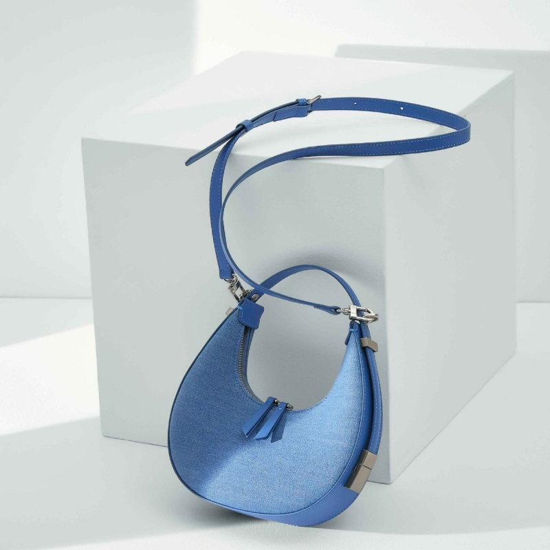 Women's Blue Denim Hobo Bags