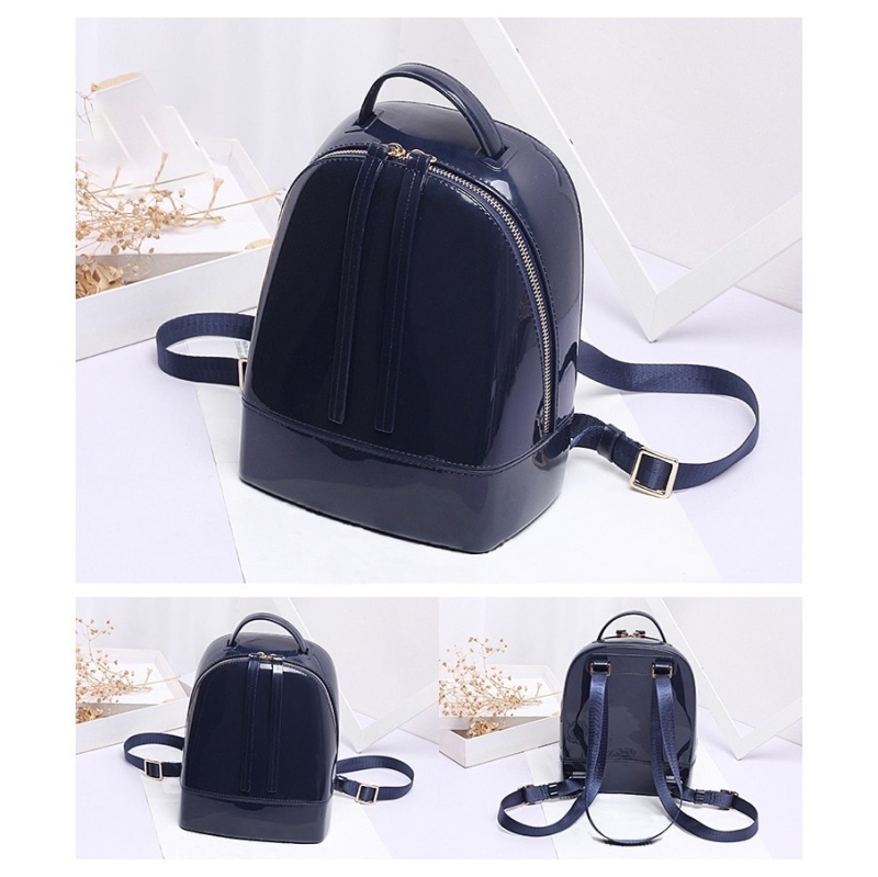 White Backpack Cute Clear Jelly Bags
