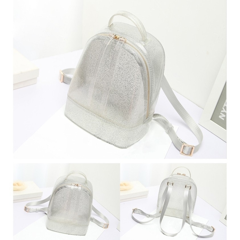 Navy Backpack Cute Clear Jelly Bags